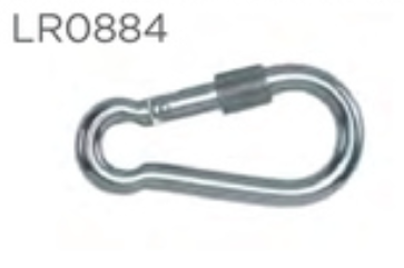 ISC SS Carabineer w/Lock 4" 316ss