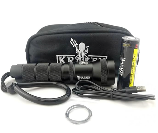 [NR-2500] Kraken Dive Light LED 2500 black